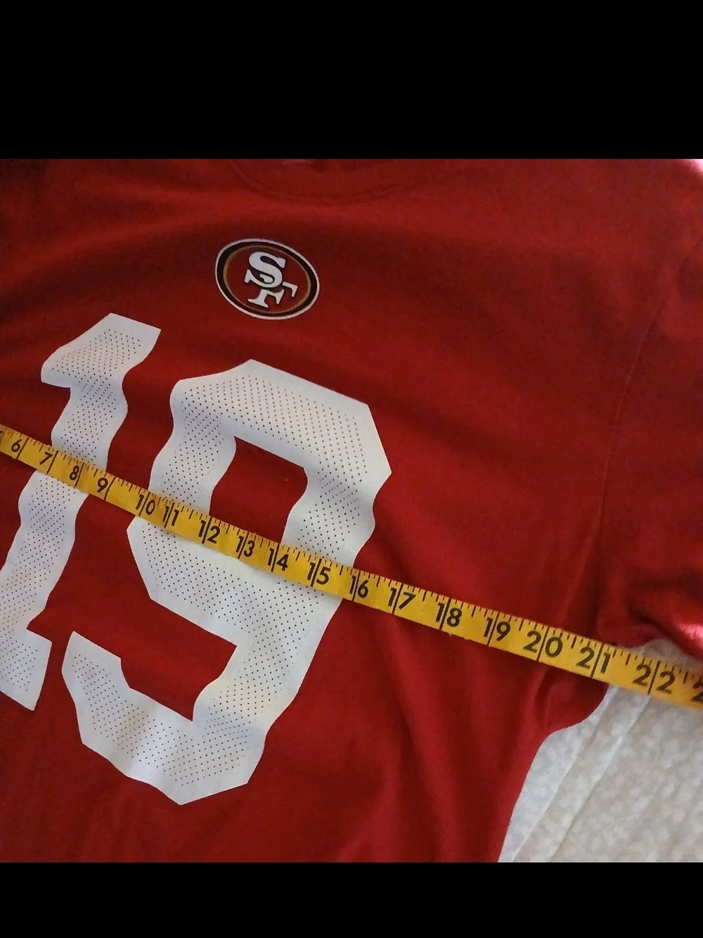 Nike Brand San Francisco 49ers #19 Men's NFL Football T Shirt Sz Med